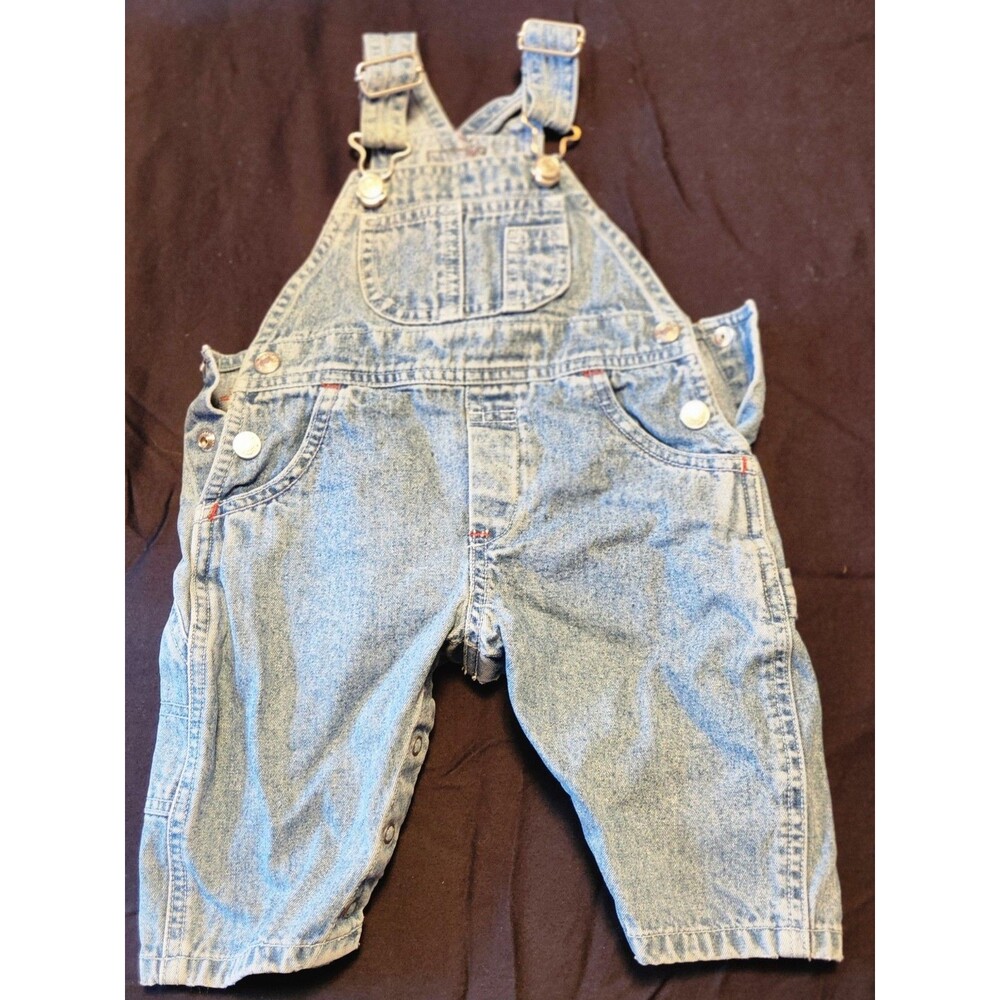 Vintage Baby Gap 3-6 mos Overalls Denim Blue Jean